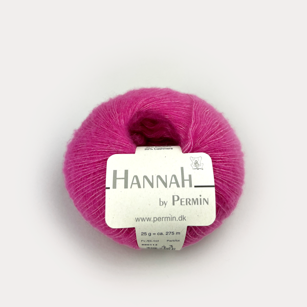 Cardigan med bindebånd og i-cord kant | Strikkekit - Pink - 13 / S-M