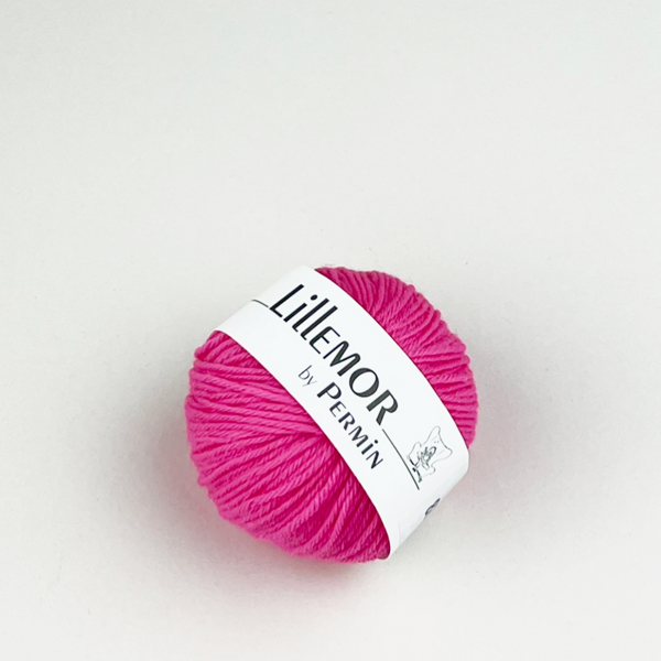Vest med sømandsbobler | Strikkekit - Hot pink - 15 / 24 mdr