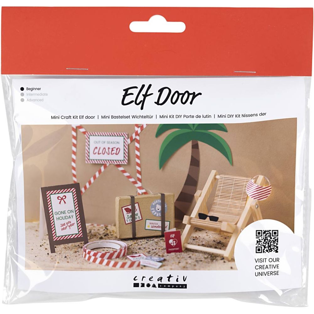 Mini DIY kit til nissens dør, ferie