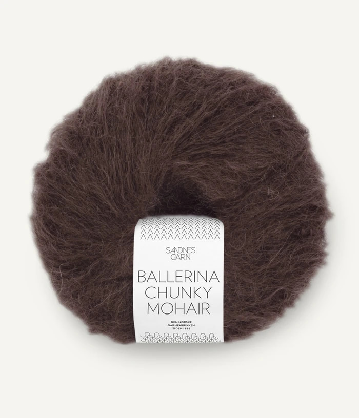 Ballerina 3591 Chunky Mohair Chocolate Plum