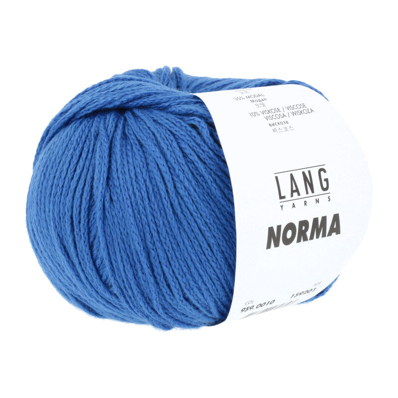 Bluse med flæsekant | Strikkekit - Blue - 0010 / S