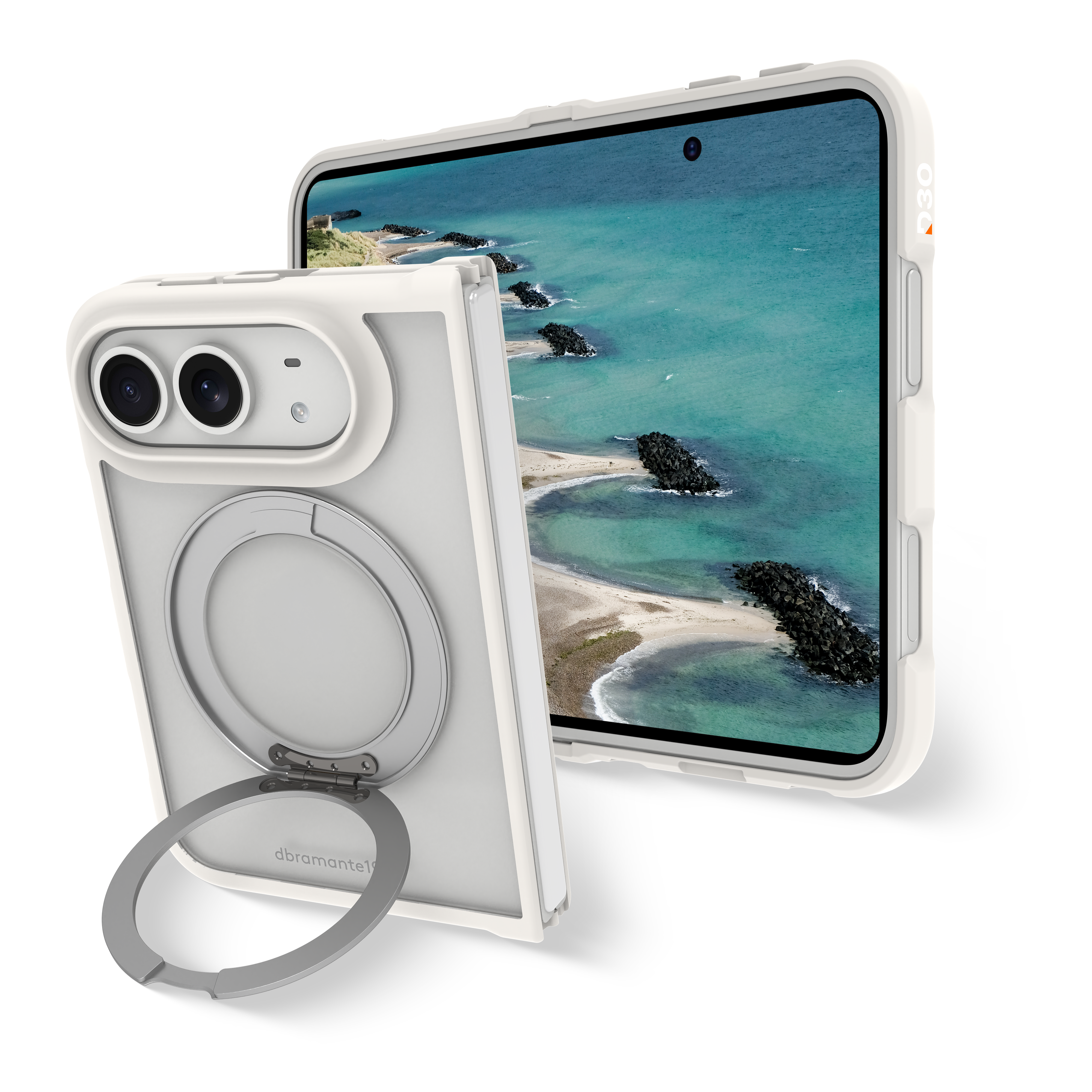 Grenen Ultra D3O MS Kick - iPhone Duo - White