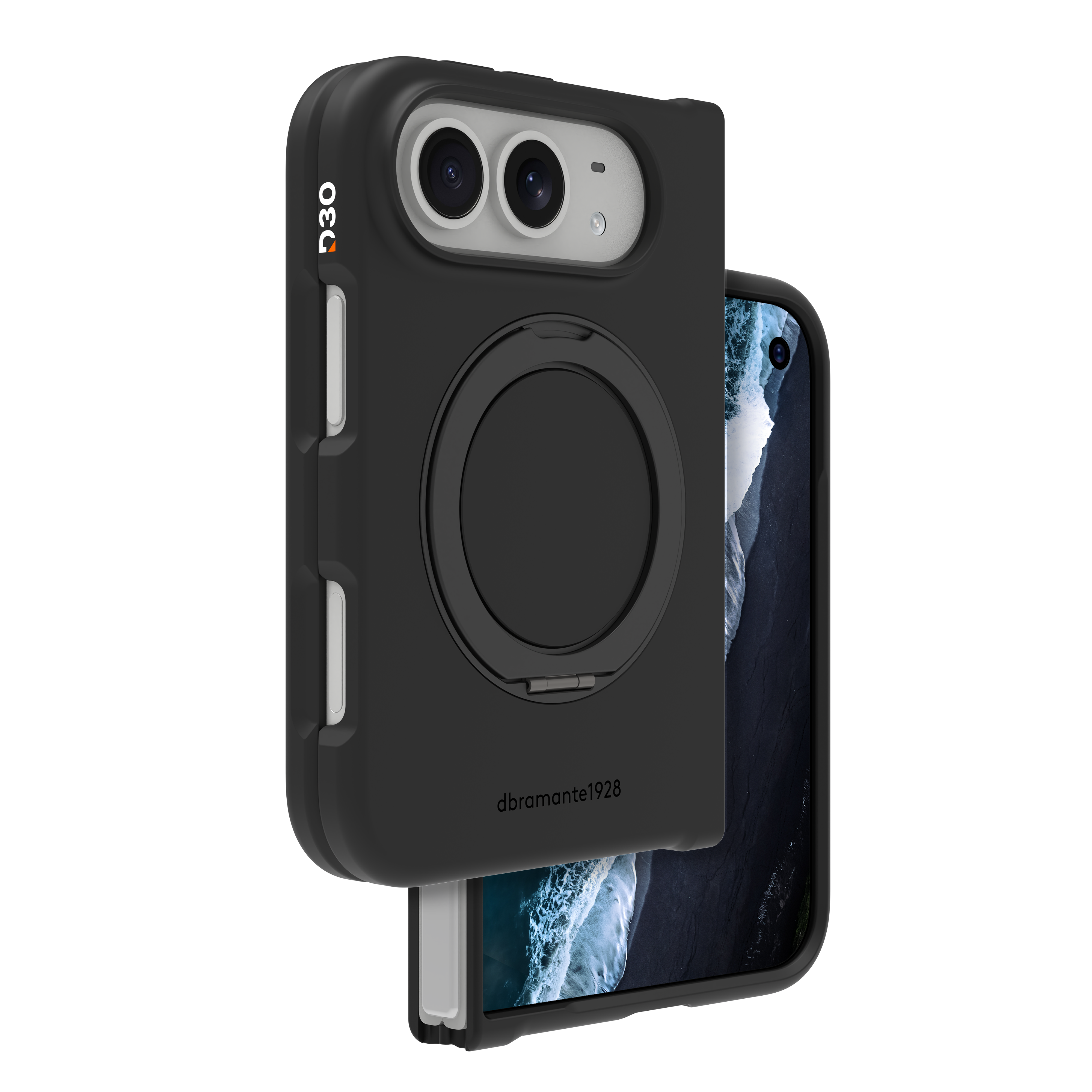 Iceland Ultra D3O MS Kick - iPhone Duo - Black