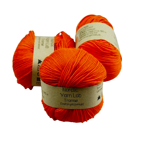 Tromsø Ensfarvet Orange 5623