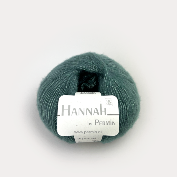 Cardigan med bindebånd og i-cord kant | Strikkekit - Patina Grøn - 11 / XS
