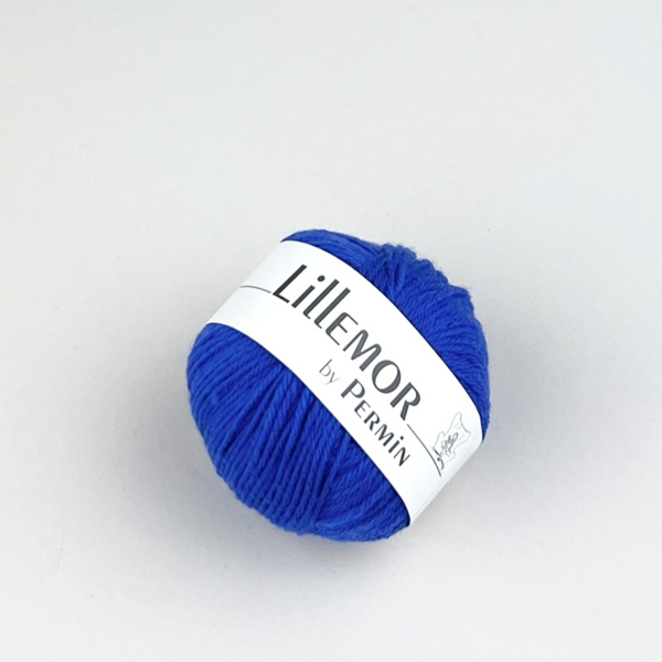 Vest med sømandsbobler | Strikkekit - Electric blue - 17 / 24 mdr
