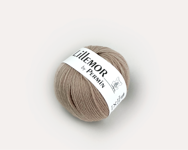 Vest med sømandsbobler | Strikkekit - Lys beige - 02 / 24 mdr