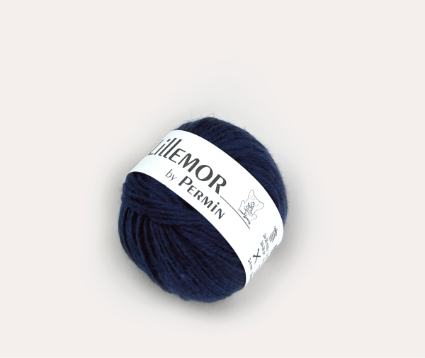 Vest med sømandsbobler | Strikkekit - Navy blue - 10 / 6-18 mdr
