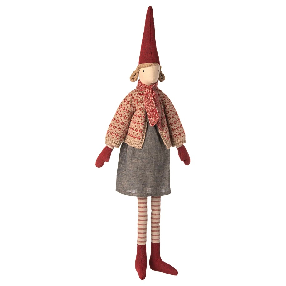 Nisse, str. 4 - Pige - Nederdel og cardigan