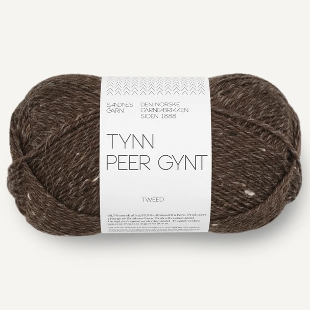 Tynn Peer Gynt Dark Brown / Brown Tweed 3085