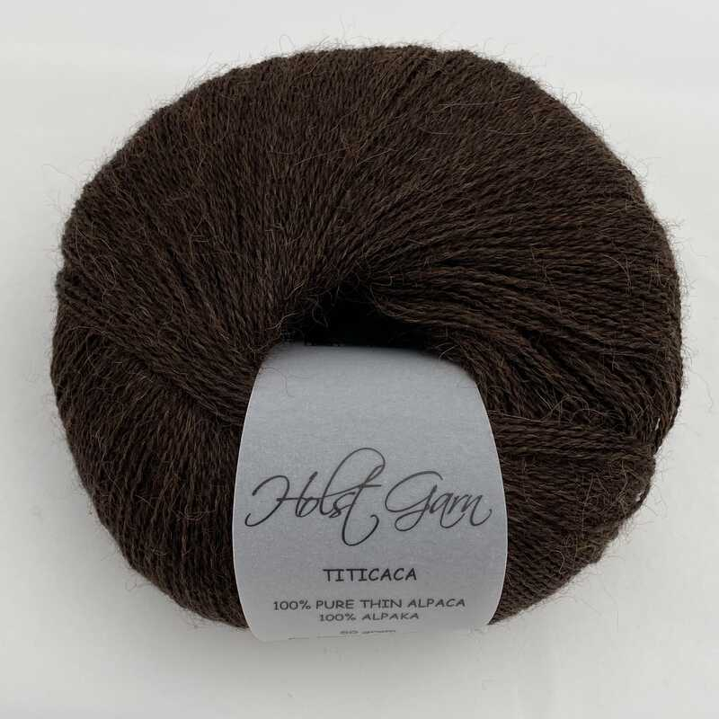 Holst Garn Titicaca - 42 Havana, 100% Tynd Alpaca, fra Holst Garn