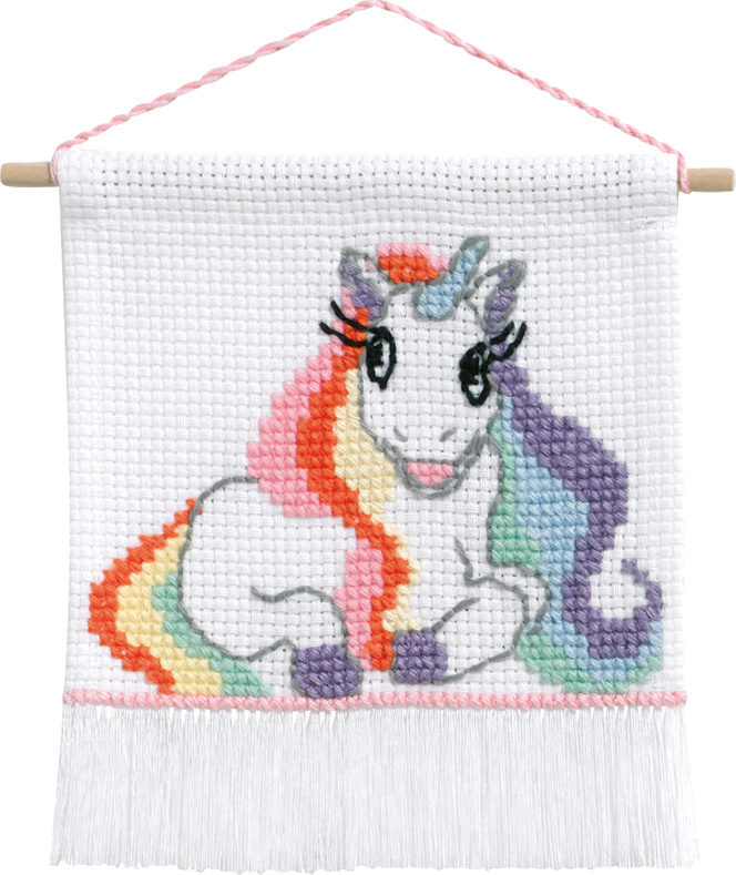 Broderi Kit - My First Kit Enhjørning