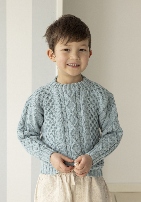 Snorestad genser - Viking Design 2607-12 Kit - 2 - 12 år - Viking Alpaca Lille Storm, fra Viking