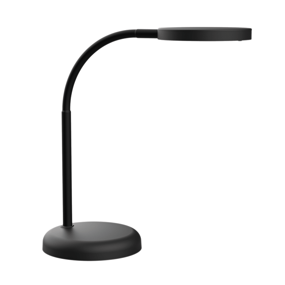 LED Bordlampe med fleksibel arm, sort, MAULjoy