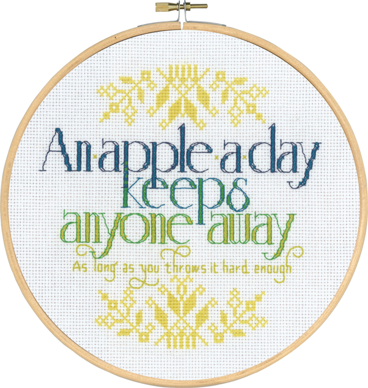 Broderi Kit - An Apple a day